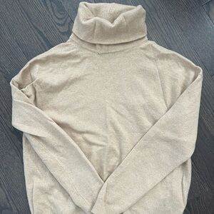 Aritzia wool and cashmere turtleneck sweater